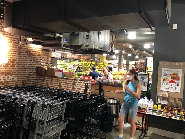 Back near home, Lela and I went shopping for dinner supplies