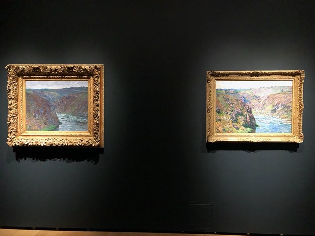 Monet, Two views of the valley of the Creuse