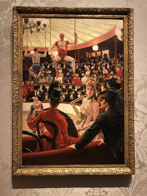 Tissot, Women of Paris, the Circus Lover.