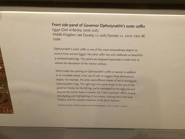 They had a room dedicated to Governor Djehutynakht's coffin (4000 years ago)