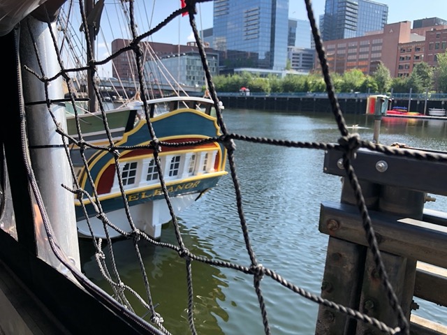 Stern of the tea party ship