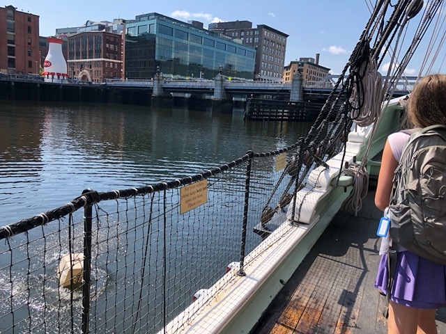 Hitting the water