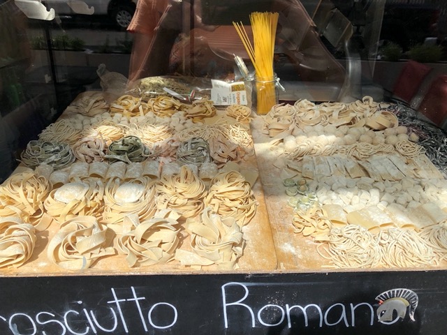 We got fresh pasta in Little Italy