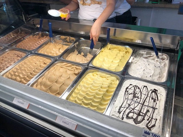 Got some gelato as a treat