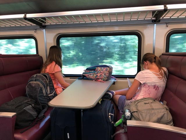 The girls reading