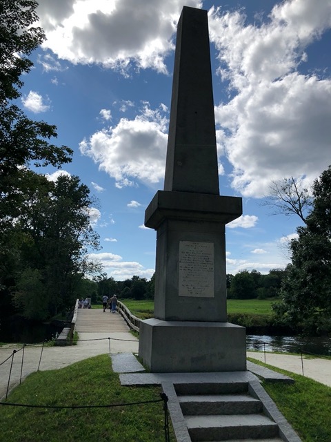 Memorial to the battle
