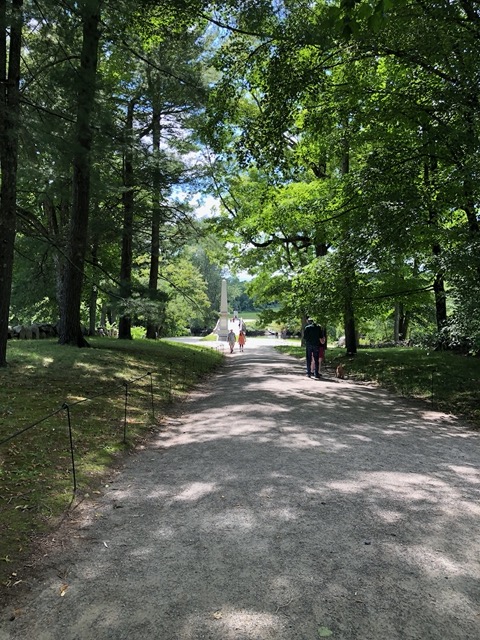 View back toward the bridge