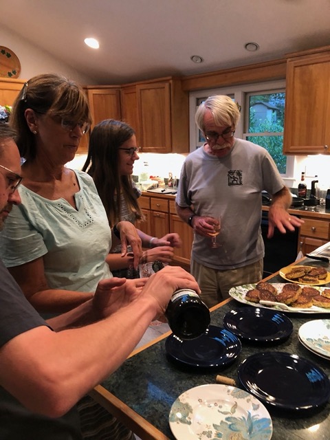 Great dinner and great conversation!