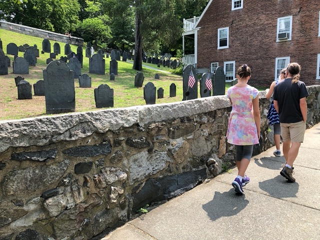Burial ground near the town center