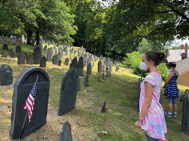 The girls in the burial ground