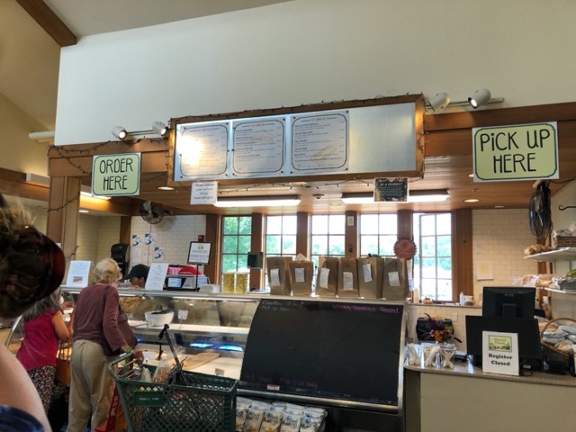 We went to Verrill Farm for lunch, getting sandwiches and pastries