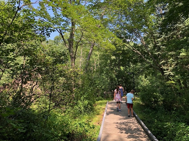 Afterwards we traveled on the path from Concord to Lexington