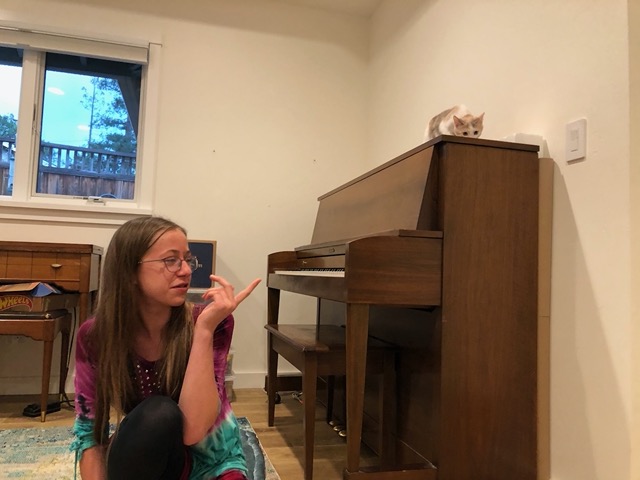 And the TOP of the piano, after pressing the keys!