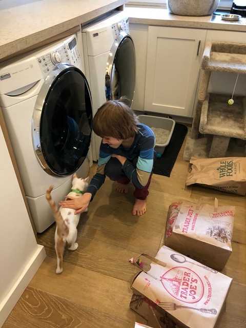 This is a good way for Owen to engage with them: through play