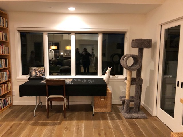 Back at the front window