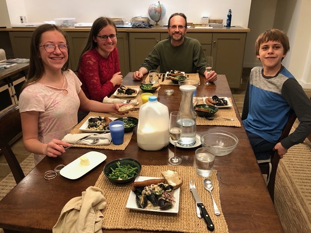 Valentine's Day family dinner