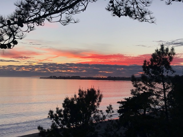 Beautiful sunset after a beautiful day