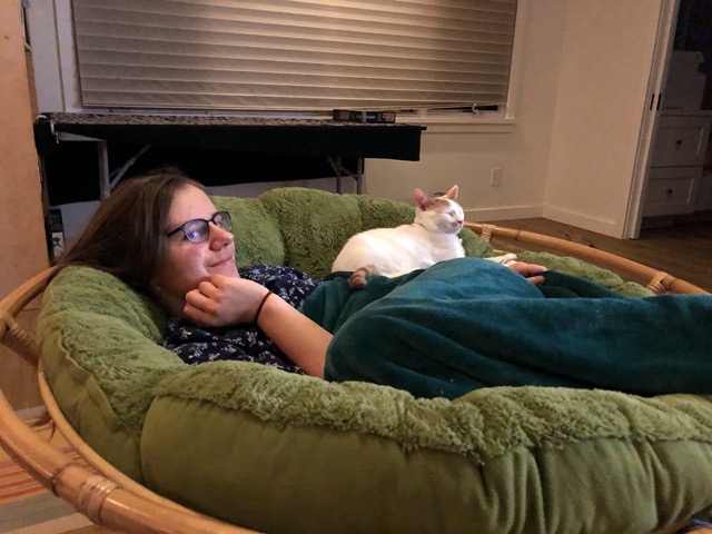 Watching TV with Gizmo