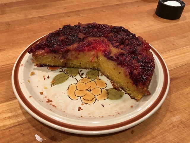 Inside the cake