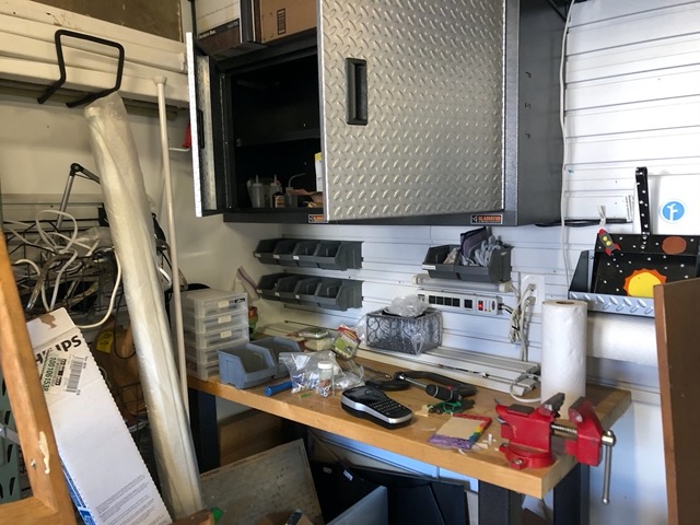 Another 'before' picture of the hardware bench