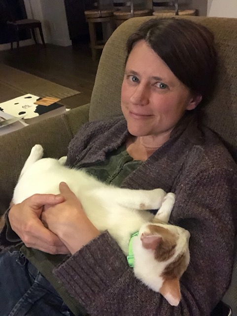 Me with flopped cat