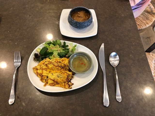 Soup and dipping sauce too