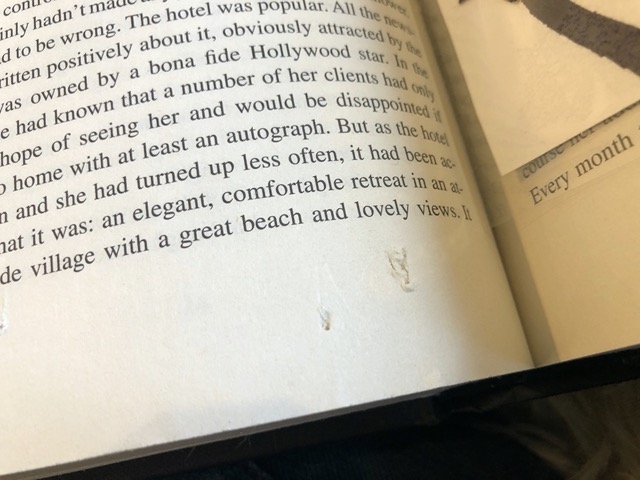 Ack!  Cat bit my book!