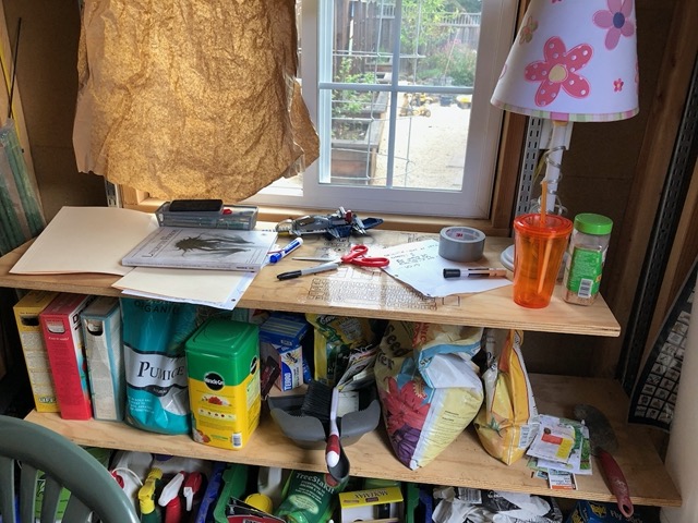 View of their work area