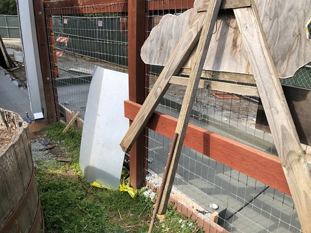 And a new ramp to the barn