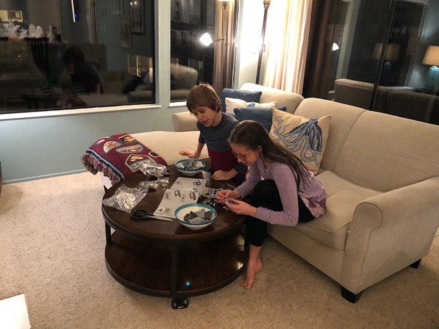 Working on the Millenium Falcon