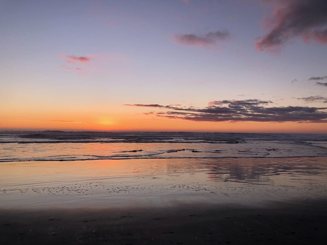 Just after sunset