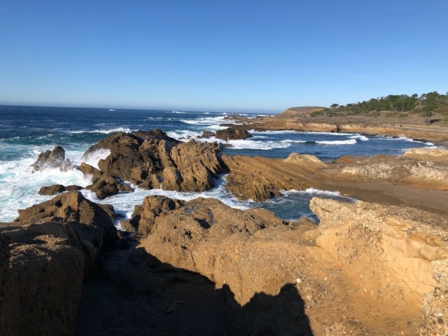 Looking north