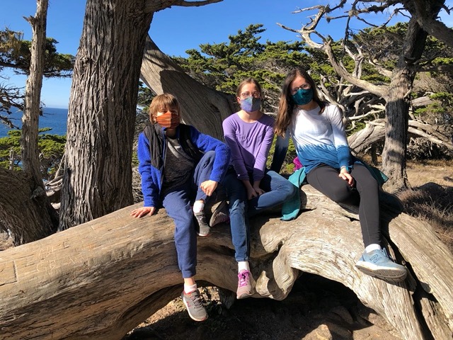 The kids on Cypress point