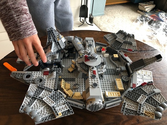 It has panels that open to reveal the inside